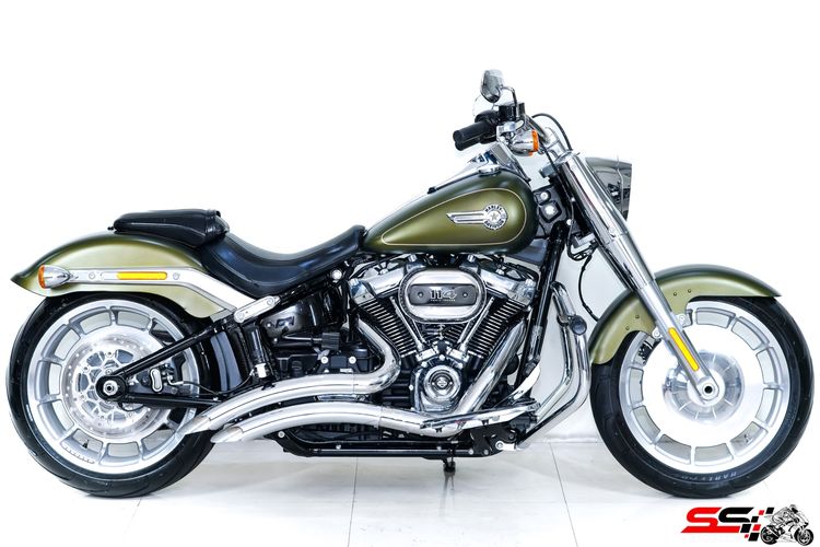HARLEY DAVIDSON SOFTAIL FAT BOY114 Deadwood Green ปี2023 มือเดียว วิ่งแค่ 6,500km ไมล์แท้ ฟรีดาวน์ ออกรถไม่ต้องใช้เงิน รูปที่ 10