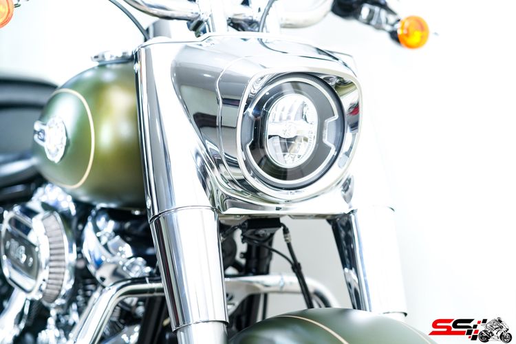 HARLEY DAVIDSON SOFTAIL FAT BOY114 Deadwood Green ปี2023 มือเดียว วิ่งแค่ 6,500km ไมล์แท้ ฟรีดาวน์ ออกรถไม่ต้องใช้เงิน รูปที่ 14