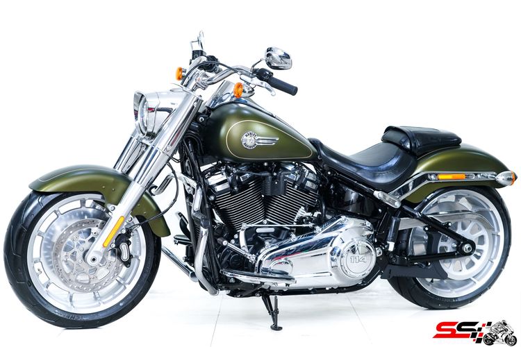 HARLEY DAVIDSON SOFTAIL FAT BOY114 Deadwood Green ปี2023 มือเดียว วิ่งแค่ 6,500km ไมล์แท้ ฟรีดาวน์ ออกรถไม่ต้องใช้เงิน รูปที่ 13