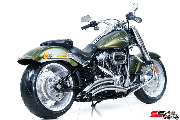 HARLEY DAVIDSON SOFTAIL FAT BOY114 Deadwood Green ปี2023 มือเดียว วิ่งแค่ 6,500km ไมล์แท้ ฟรีดาวน์ ออกรถไม่ต้องใช้เงิน รูปที่ 5