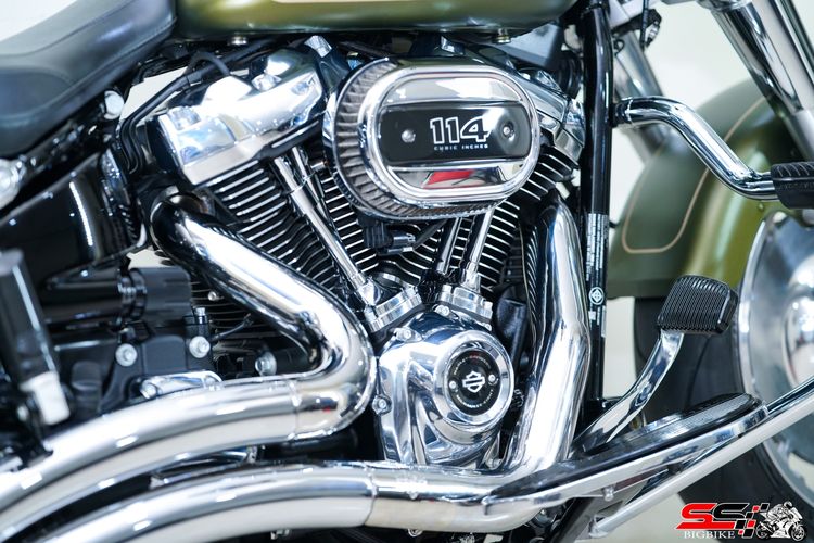 HARLEY DAVIDSON SOFTAIL FAT BOY114 Deadwood Green ปี2023 มือเดียว วิ่งแค่ 6,500km ไมล์แท้ ฟรีดาวน์ ออกรถไม่ต้องใช้เงิน รูปที่ 11