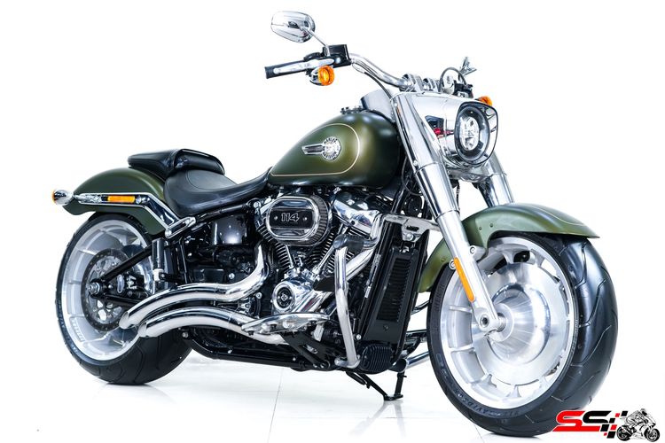 HARLEY DAVIDSON SOFTAIL FAT BOY114 Deadwood Green ปี2023 มือเดียว วิ่งแค่ 6,500km ไมล์แท้ ฟรีดาวน์ ออกรถไม่ต้องใช้เงิน รูปที่ 18