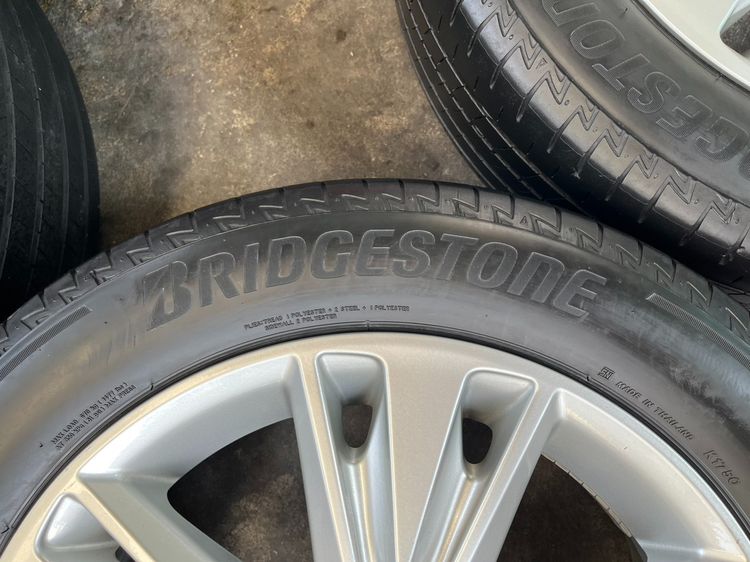 ✨ล้อแม็ก 5รู114✨Toyota INNOVA ขอบ 17 พร้อมยาง 215-55-17 Bridgestone🌟ปี 23🌟 รูปที่ 6