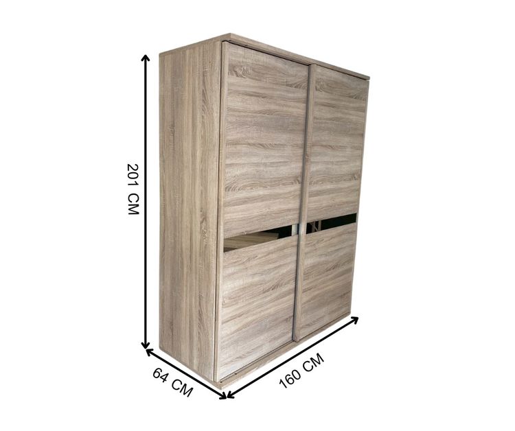 ตู้เสื้อผ้าไม้ บานสไลด์ ยี่ห้อ KONCEPT รูปที่ 6
