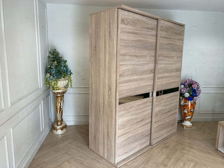 ตู้เสื้อผ้าไม้ บานสไลด์ ยี่ห้อ KONCEPT รูปที่ 4