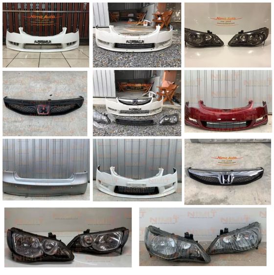🔥 อะไหล่ Honda Civic FD ของแท้ศูนย์ ราคาดี พร้อมส่งทั่วไทย กันชนหน้า ไฟหน้า ไฟท้าย ประตู จาก NIMIT AUTO