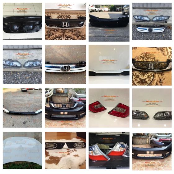 🔥อะไหล่ Honda Civic FB ของแท้ศูนย์ ราคาดี พร้อมส่งทั่วไทย กันชนหน้า ไฟหน้า ไฟท้าย ประตู จาก NIMIT AUTO "