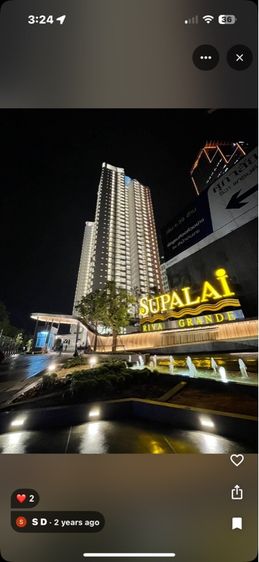 ขายคอนโด ศุภาลัย ริวา แกรนด์  Supalai Riva Grande 