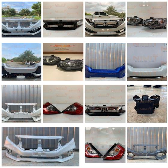 🔥 อะไหล่ Honda Civic FC ของแท้ศูนย์ ราคาดี พร้อมส่งทั่วไทย กันชนหน้า ไฟหน้า ไฟท้าย ประตู จาก NIMIT AUTO