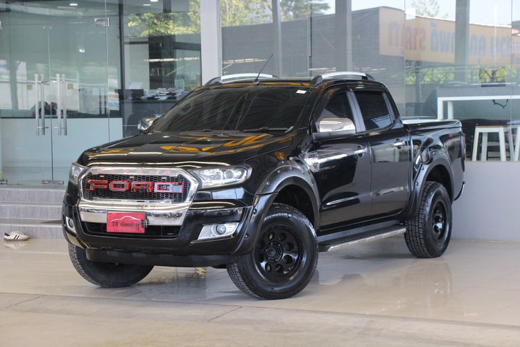 Ford Ranger 2018 2.2 Hi-Rider XLT Pickup ดีเซล ไม่ติดแก๊ส เกียร์อัตโนมัติ ดำ