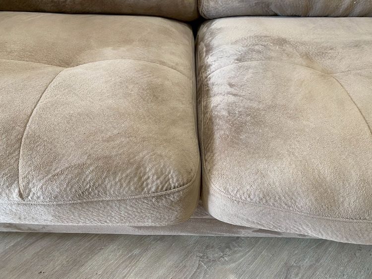 ชุดโซฟา 3 ชิ้น 2 ที่นั่ง เบาะผ้า สีน้ำตาลอ่อน รูปที่ 10
