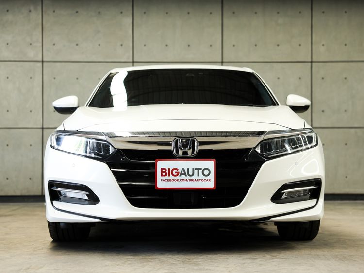 Honda Accord 2020 2.0 Hybrid Tech Sedan ไฮบริด ไม่ติดแก๊ส เกียร์อัตโนมัติ ขาว รูปที่ 4
