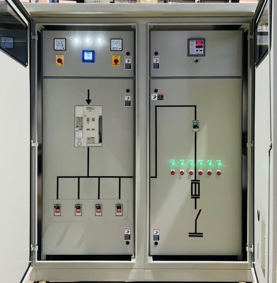 ขายตู้ Mdb Main air circuit breaker Mitsubishi 1600A breaker ย่อย Mitsubishi 5 ตัว Capbank 6x50kvar Pipat Mobile 098-2641749 รูปที่ 2