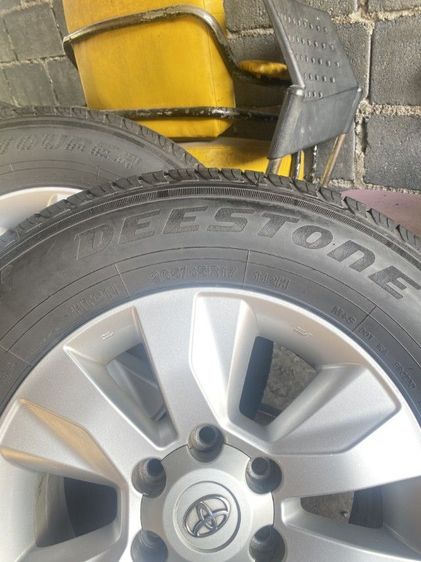 ยาง Deestone 265 65 17"พร้อมแม็กแท้ติดรถขอบ17 รูปที่ 4