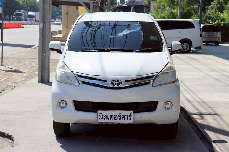 Toyota Avanza 2013 1.5 G Sedan เบนซิน เกียร์อัตโนมัติ ขาว รูปที่ 3