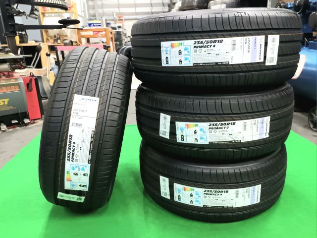Michelin 235 50 18 ปี24 ยางใหม่ค้างปี ประกันบวม 2 ปี ใส่ฟรี-ส่งฟรี ชุดละ 18990.-