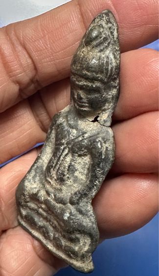 🙏พระหูยาน กรุวัดปืน เนื้อชินแก่ตะกั่ว 🙏พระกลีบบัวพิมพ์สมาธิเนื้อชินตะกั่วหลังจาร ลูกค้า.พระ.นุ่ม วัดนางใน องค์ละ1550 รูปที่ 10