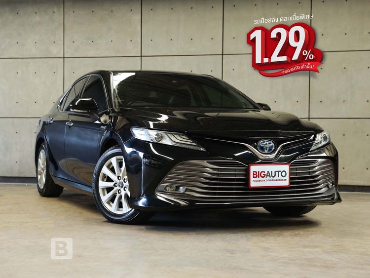 รถ Toyota Camry 2.5 Hybrid Premium สี ดำ