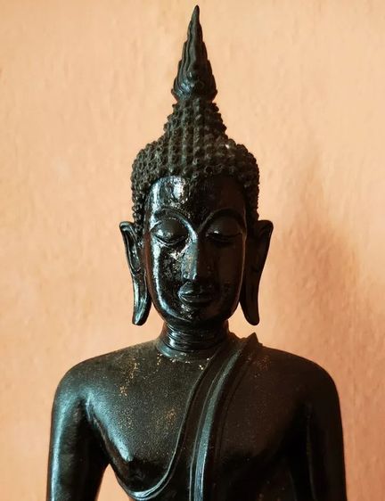 พระบูชาหลวงพ่อดำ วัดตะคร้ำเอน. ท่ามะกา กาญจนบุรี   รุ่นพูนสุขปี 2545 รูปที่ 4