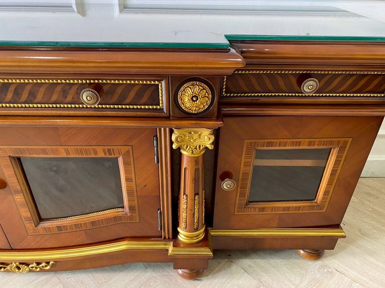 ตู้ไม้ 3 ลิ้นชัก 4 บานเปิด สไตล์วินเทจ รูปที่ 5