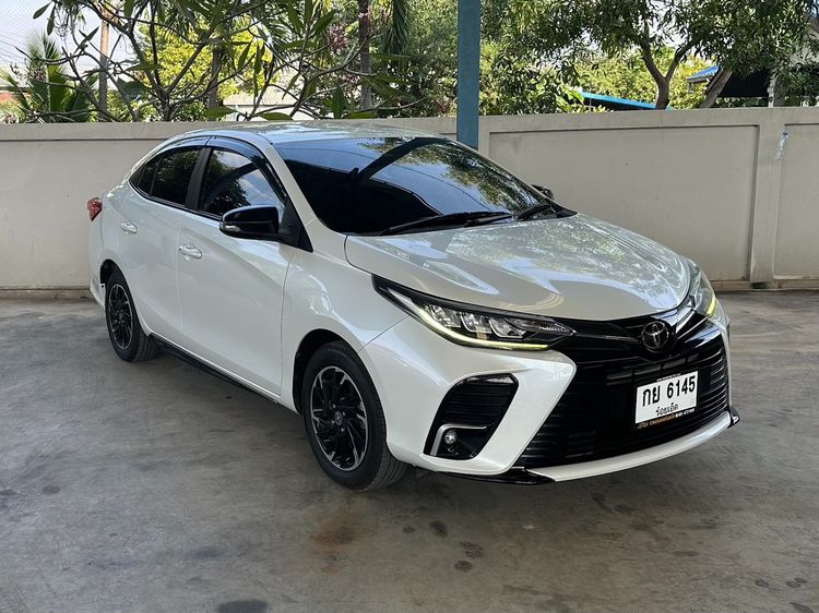Toyota Yaris ATIV 2022 1.2 Sport Premium Sedan เบนซิน ไม่ติดแก๊ส เกียร์อัตโนมัติ ขาว รูปที่ 2