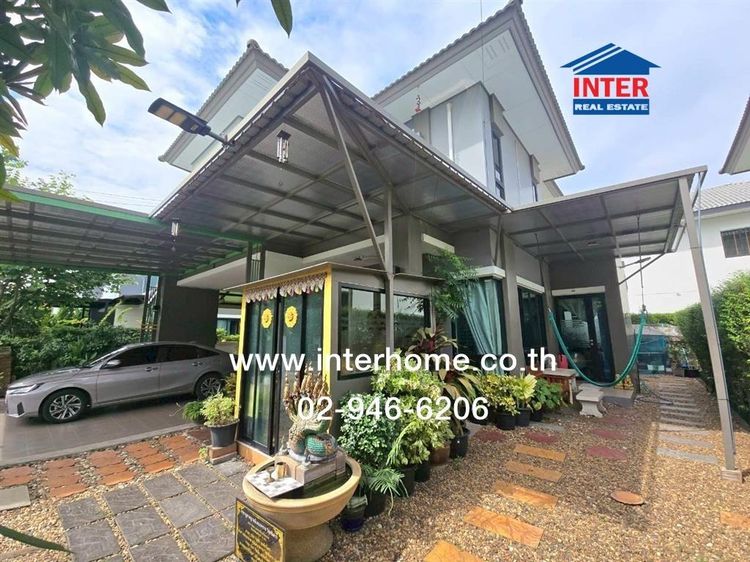 บ้านเดี่ยว 2 ชั้น 73.1 ตร.ว. หมู่บ้านฟ้าปิยรมย์ เลคแกรนด์เด วงแหวน-ลำลูกกาคลอง7 แยกลำลูกกา-บ้านฟ้า ถนนลำลูกกา ถนนนิมิตรใหม่ ลำลูกกา ปทุมธานี รูปที่ 2