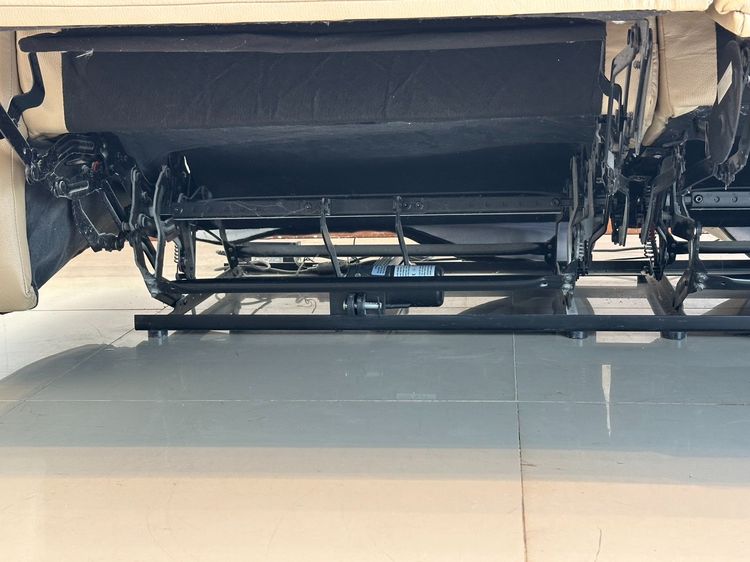 โซฟาปรับนอนไฟฟ้า 2 ที่นั่ง เบาะหนังแท้ผิวสัมผัส สีน้ำตาล ขาเหล็ก รูปที่ 15