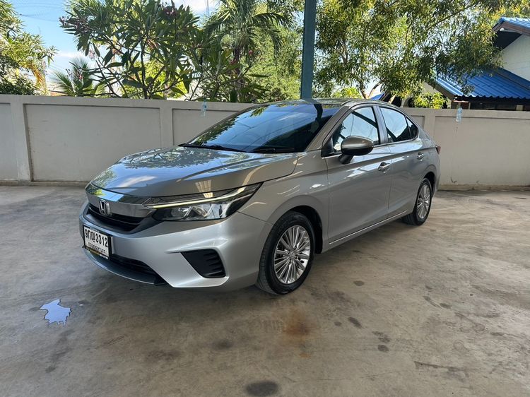 Honda City รุ่น 1.0 V สีบรอนซ์เงิน AT ปี 2021