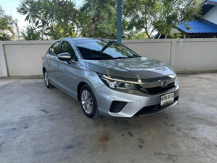 Honda City 2021 1.0 V Sedan เบนซิน ไม่ติดแก๊ส เกียร์อัตโนมัติ บรอนซ์เงิน รูปที่ 2