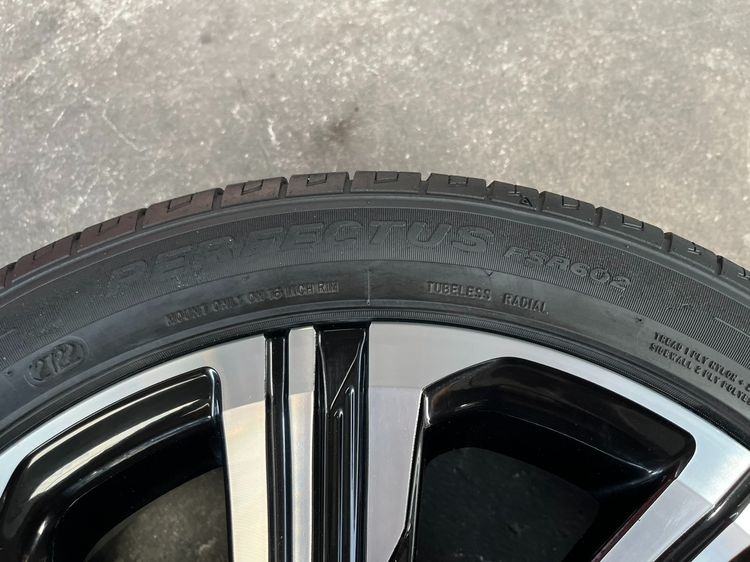 ✨ล้ออะไหล่ 4รู100✨Toyota Yaris Ativ ขอบ 16 ดำหน้าเงา พร้อมยาง 195-50-16 FORTUNE ปี 22 รูปที่ 3