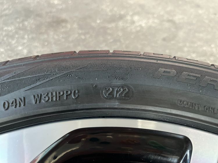 ✨ล้ออะไหล่ 4รู100✨Toyota Yaris Ativ ขอบ 16 ดำหน้าเงา พร้อมยาง 195-50-16 FORTUNE ปี 22 รูปที่ 5