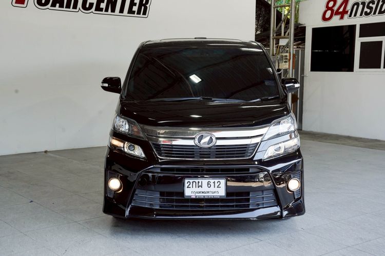 Toyota Vellfire 2013 2.4 V Utility-car เบนซิน ไม่ติดแก๊ส เกียร์อัตโนมัติ ดำ รูปที่ 2