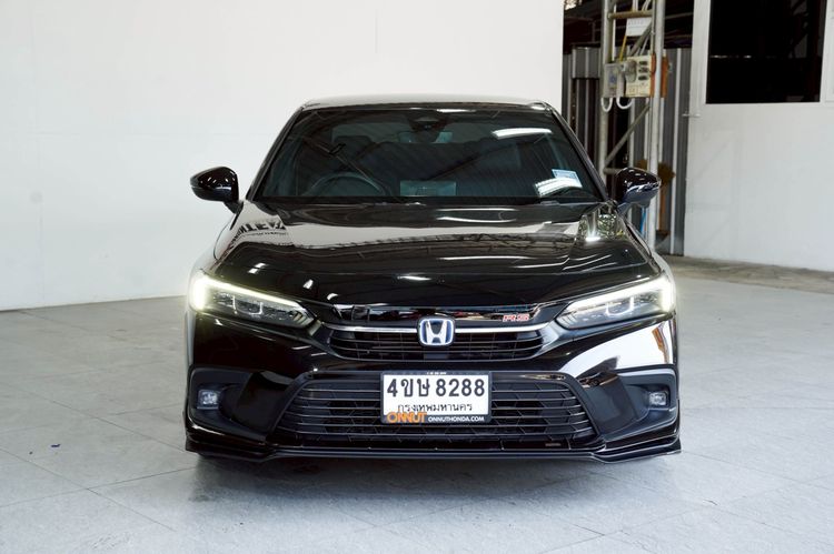 Honda Civic 2023 2.0 eHEV RS Sedan ไฮบริด ไม่ติดแก๊ส เกียร์อัตโนมัติ ดำ รูปที่ 2