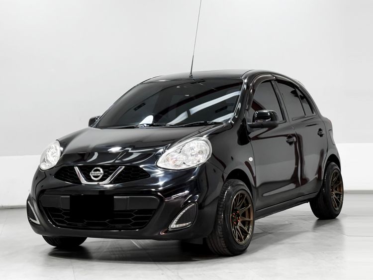 รถ Nissan March 1.2 E สี ดำ