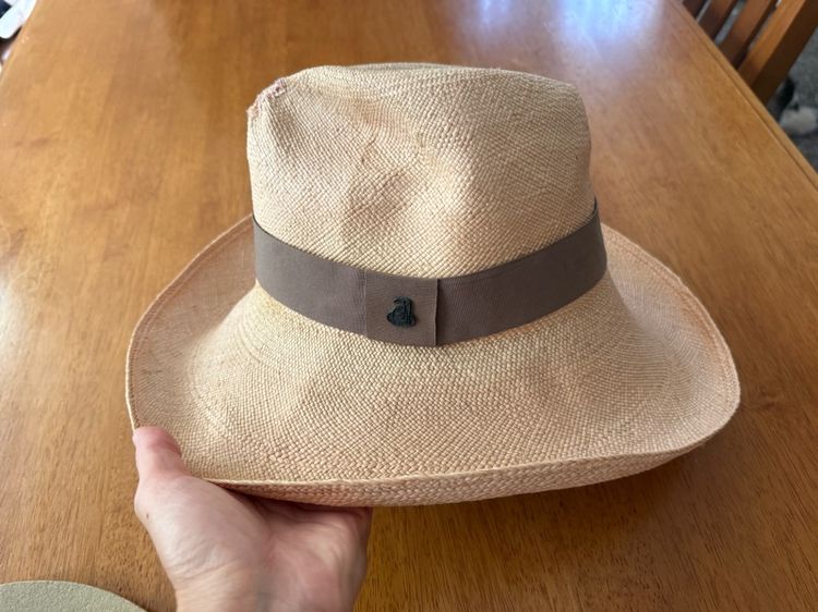 หมวกสานปานามาปีกกว้าง รูปที่ 8