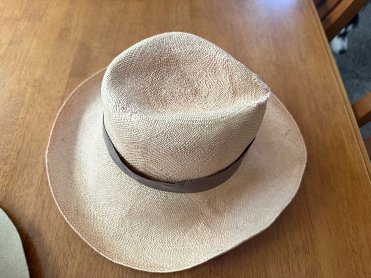 หมวกสานปานามาปีกกว้าง รูปที่ 10