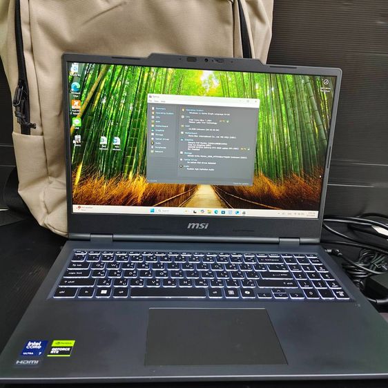 MSI VenturePro 16 AI A1VEG-014THUltra 7 155H RTX 4050  RAM 16GB  SSD 1TB จอ 16"ประกันถึง27-07-27 รูปที่ 4