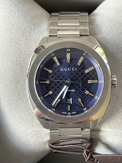 GUCCI GG2570 41 mm Blue Dial Quartz Men’s Watch Swiss Watch YA142314 รูปที่ 4