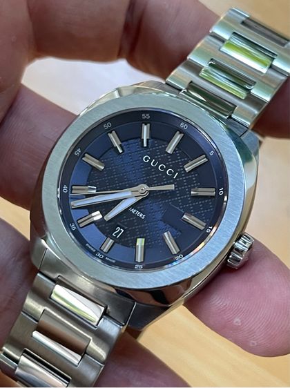 GUCCI GG2570 41 mm Blue Dial Quartz Men’s Watch Swiss Watch YA142314 รูปที่ 9