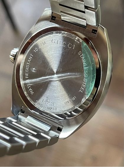 GUCCI GG2570 41 mm Blue Dial Quartz Men’s Watch Swiss Watch YA142314 รูปที่ 14