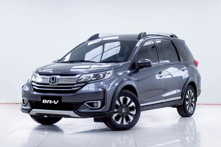 Honda BR-V 2019 1.5 SV Utility-car เบนซิน ไม่ติดแก๊ส เกียร์อัตโนมัติ เทา รูปที่ 4