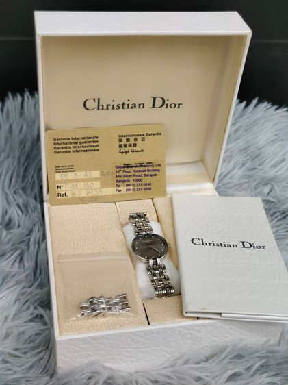 Christian Dior Bagheera de Dior (พร้อมกล่อง + ใบการันตี + ข้อสายสำรอง) รูปที่ 12