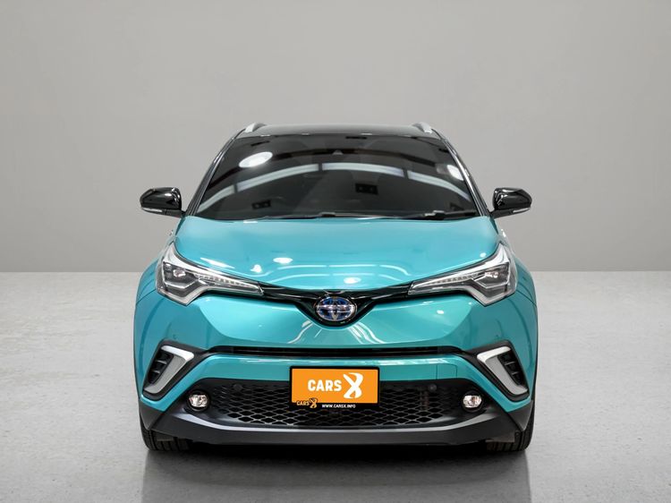 Toyota C-HR 2018 1.8 HV Hi Sedan ไฮบริด ไม่ติดแก๊ส เกียร์อัตโนมัติ เขียว รูปที่ 3