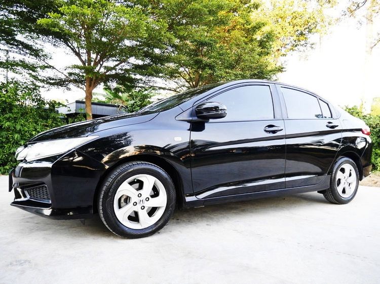 Honda City 2016 1.5 V i-VTEC Sedan เบนซิน ไม่ติดแก๊ส เกียร์อัตโนมัติ ดำ