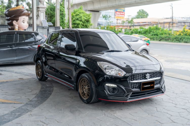 Suzuki Swift 2024 1.2 GL Sedan เบนซิน เกียร์อัตโนมัติ ดำ รูปที่ 4