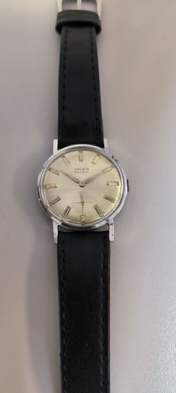 นาฬิกา Grun precision เจมส์บอนด์ 007 ระบบไขลาน หลักพลอยสีขาว