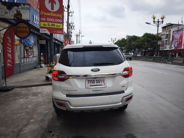 Ford Everest 2016 2.2 Titanium Plus Utility-car ดีเซล ไม่ติดแก๊ส เกียร์อัตโนมัติ ขาว รูปที่ 3