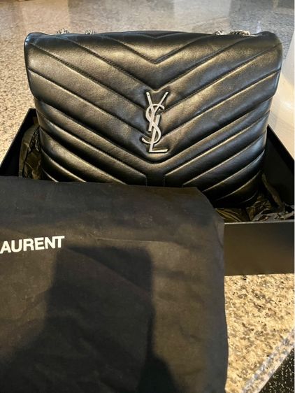 SALES กระเป๋า YSL Medium Loulou quilted shoulder bag  รูปที่ 2