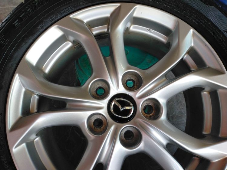 แม็กมาสด้า ขอบ16 สีเดิม พร้อมยางดันลอป 215 55 16 ปี23 ยางสวยทุกเส้นใส่ mazda 3 CX 3 หรือไททันตัวเตี้ย รูปที่ 5
