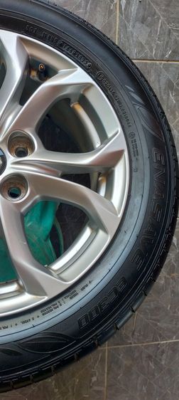 แม็กมาสด้า ขอบ16 สีเดิม พร้อมยางดันลอป 215 55 16 ปี23 ยางสวยทุกเส้นใส่ mazda 3 CX 3 หรือไททันตัวเตี้ย รูปที่ 9